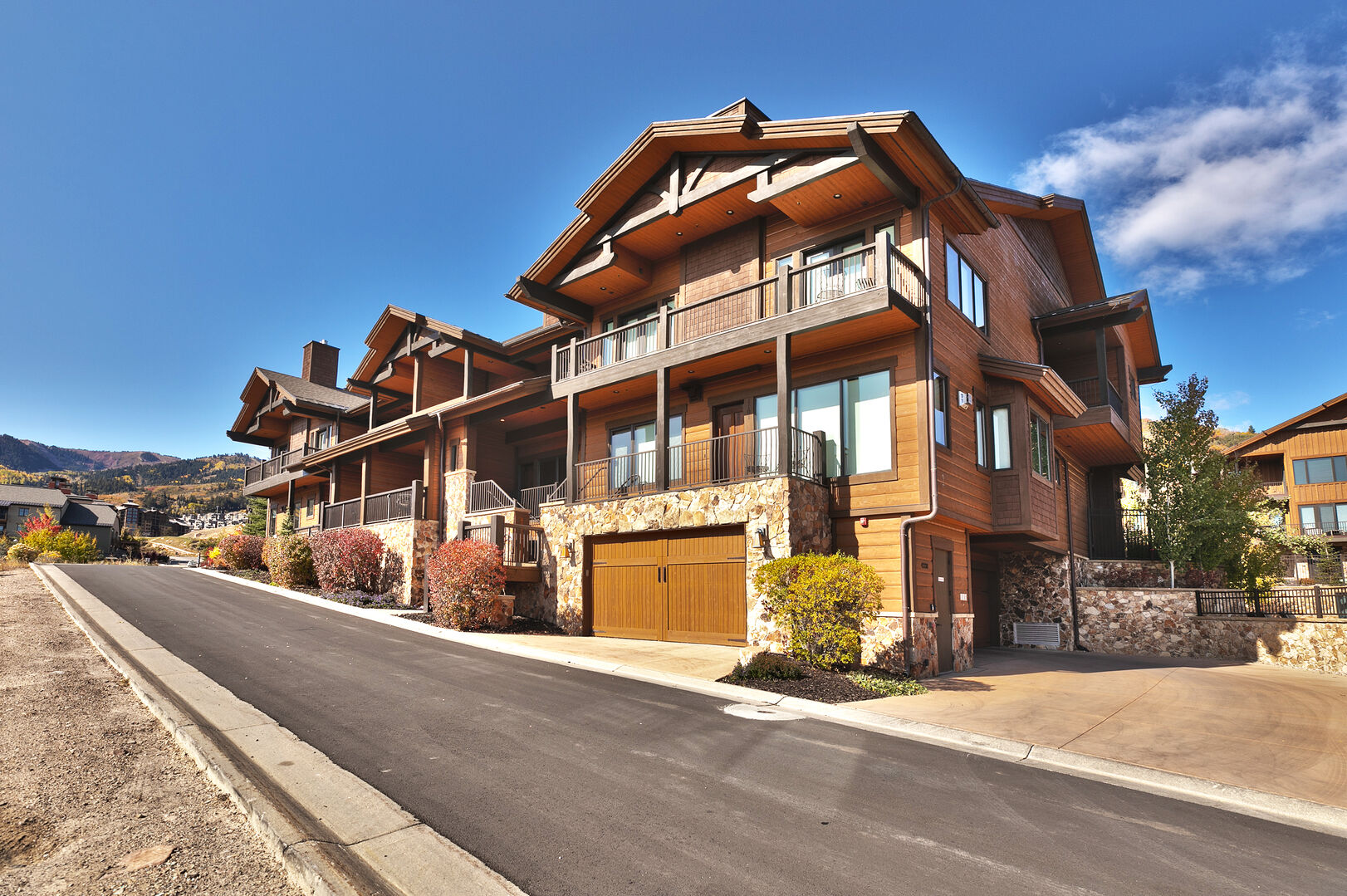 Juniper Landing townhomes for sale at Canyons Resort in Park City Utah
